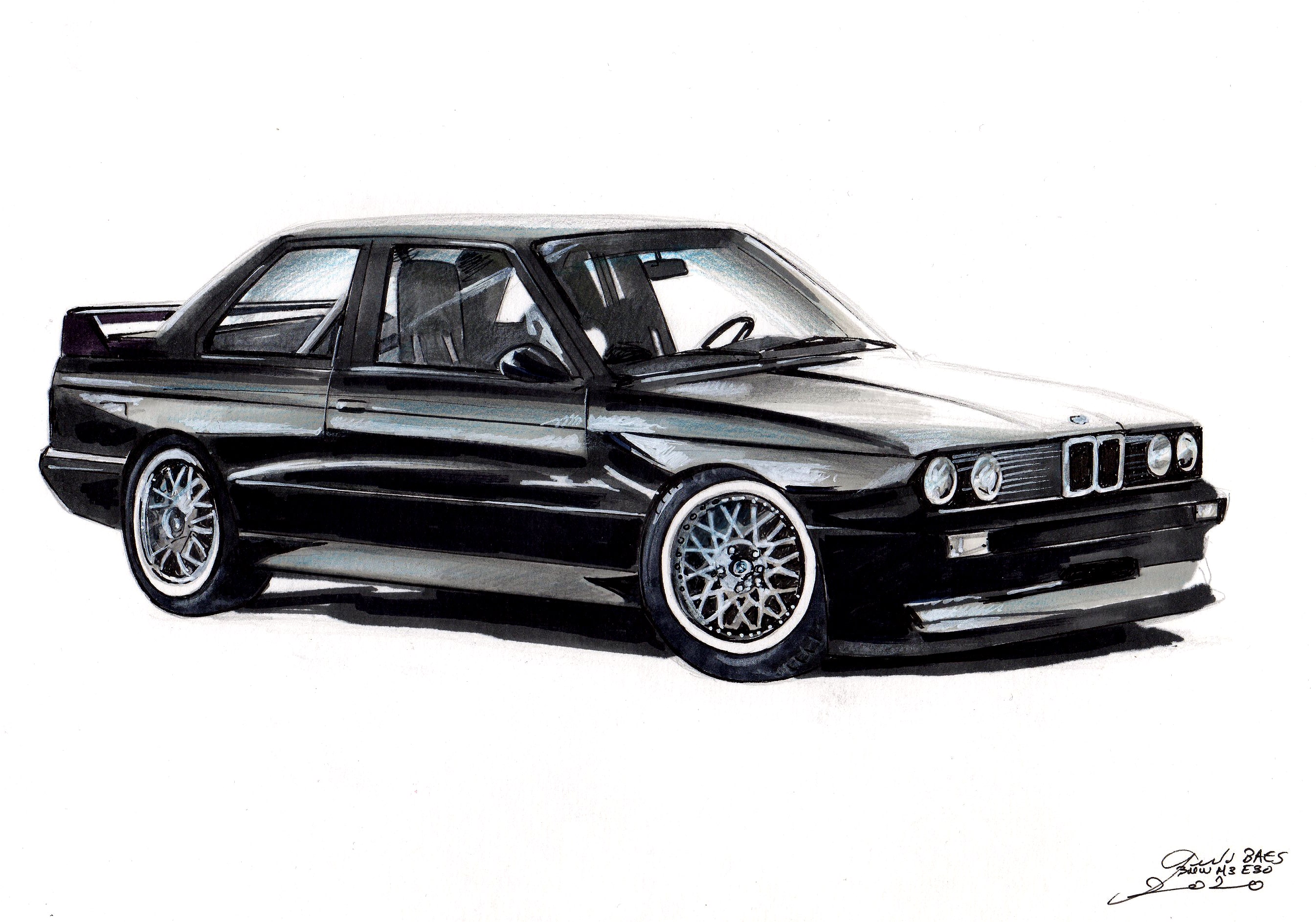 dessin-bmw-m3