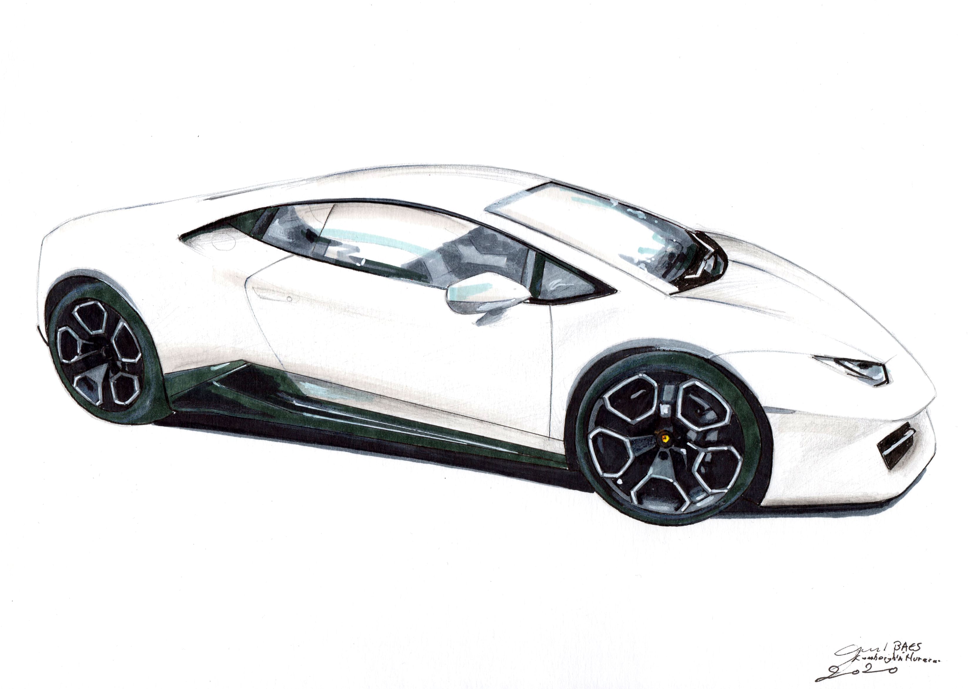 dessin-lamborghini-huracan