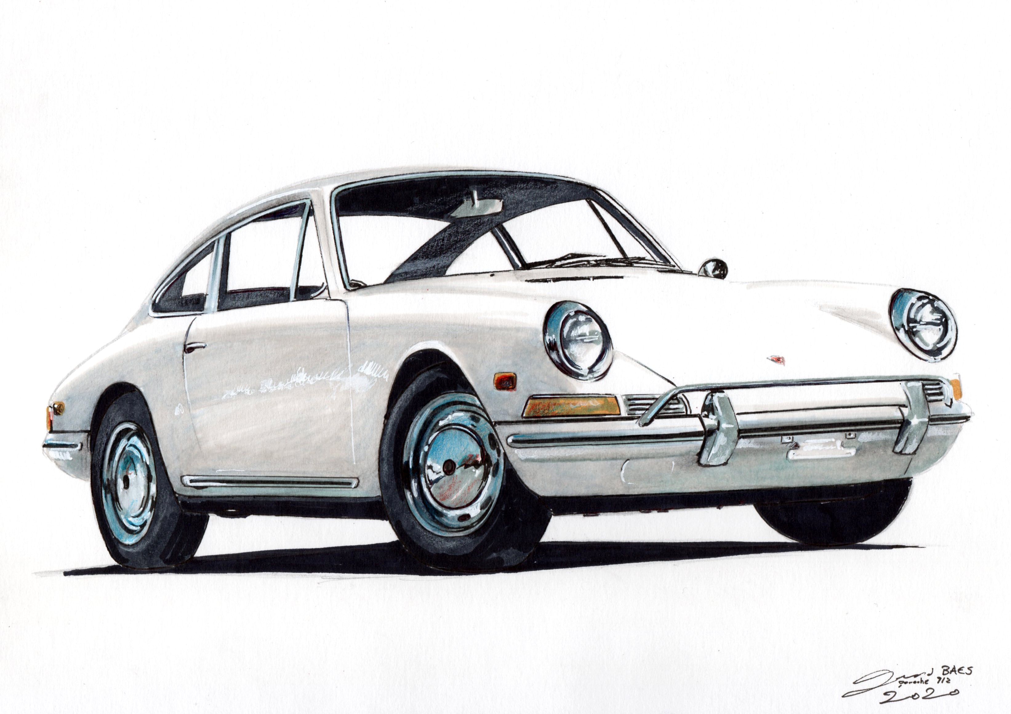 dessin-porsche-912